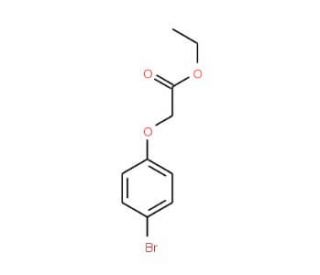 (4-Bromophenoxy)acetic acid ethyl ester (CAS 6964-29-0) - chemical structure image