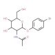 4-Bromophenyl 2-acetamido-2-deoxy-b-D-glucopyranoside (CAS 38229-80-0) - chemical structure image