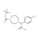 (4-Bromophenyl)(4-Boc-1,4-diazepan-1-yl)acetic acid - chemical structure image