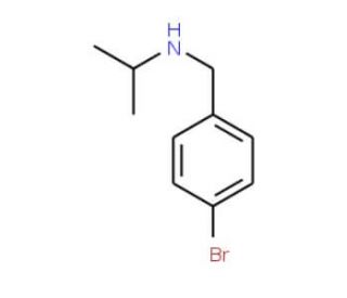 [(4-bromophenyl)methyl](propan-2-yl)amine (CAS 60376-97-8) - chemical structure image