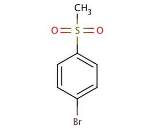 4-Bromophenyl methyl sulfone (CAS 3466-32-8) - chemical structure image