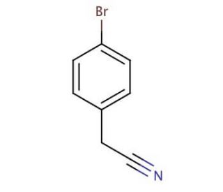 4-Bromophenylacetonitrile (CAS 16532-79-9) - chemical structure image