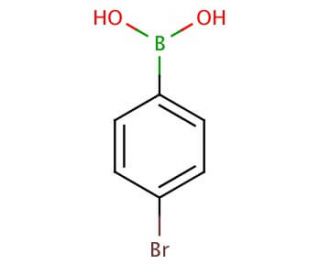 4-Bromophenylboronic acid (CAS 5467-74-3) - chemical structure image
