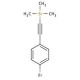(4-Bromophenylethynyl)trimethylsilane (CAS 16116-78-2) - chemical structure image