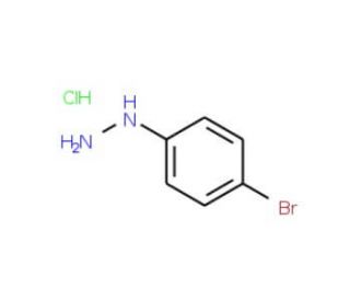 4-Bromophenylhydrazine hydrochloride (CAS 622-88-8) - chemical structure image