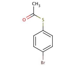 4-Bromophenylthioacetate (CAS 28122-76-1) - chemical structure image