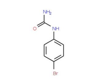 4-Bromophenylurea (CAS 1967-25-5) - chemical structure image