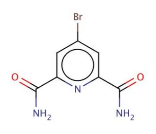 4-Bromopyridine-2,6-dicarboxamide - chemical structure image