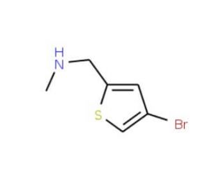 [(4-bromothiophen-2-yl)methyl](methyl)amine (CAS 814255-78-2) - chemical structure image