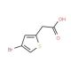 4-Bromothiophene-2-acetic acid (CAS 161942-89-8) - chemical structure image