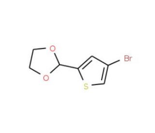 4-Bromothiophene-2-carboxaldehyde ethylene glycol acetal (CAS 58267-85-9) - chemical structure image