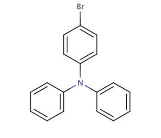4-Bromotriphenylamine (CAS 36809-26-4) - chemical structure image