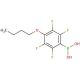 4-Butoxy-2,3,5,6-tetrafluorophenylboronic acid (CAS 871126-19-1) - chemical structure image