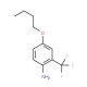 4-Butoxy-2-(trifluoromethyl)aniline - chemical structure image