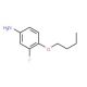 4-Butoxy-3-fluoroaniline - chemical structure image