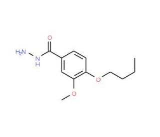 4-butoxy-3-methoxybenzohydrazide - chemical structure image