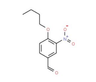 4-Butoxy-3-nitrobenzaldehyde (CAS 351002-94-3) - chemical structure image