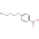 4-Butoxybenzoic acid (CAS 1498-96-0) - chemical structure image