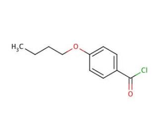 4-Butoxybenzoyl chloride (CAS 33863-86-4) - chemical structure image