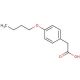 4-Butoxyphenylacetic acid (CAS 4547-57-3) - chemical structure image