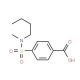 4-{[butyl(methyl)amino]sulfonyl}benzoic acid - chemical structure image