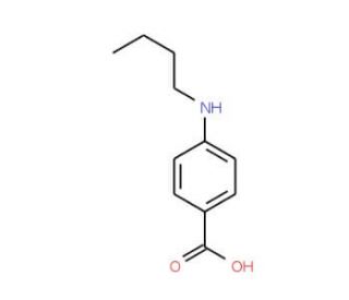 4-Butylaminobenzoic acid (CAS 4740-24-3) - chemical structure image