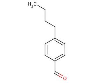 4-Butylbenzaldehyde (CAS 1200-14-2) - chemical structure image