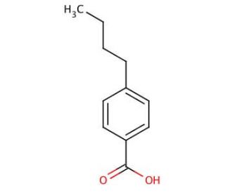 4-Butylbenzoic acid (CAS 20651-71-2) - chemical structure image