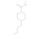 4-butylcyclohexane carboxylic acid (CAS 71101-89-8) - chemical structure image