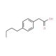 (4-butylphenyl)acetic acid (CAS 14377-19-6) - chemical structure image