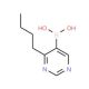 4-Butylpyrimidine-5-boronic acid (CAS 1072945-78-8) - chemical structure image