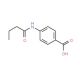 4-(butyrylamino)benzoic acid (CAS 99855-49-9) - chemical structure image