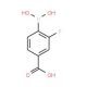 4-Carboxy-2-fluorophenylboronic acid (CAS 851335-07-4) - chemical structure image