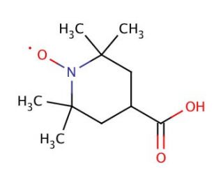 4-Carboxy-TEMPO, free radical (CAS 37149-18-1) - chemical structure image