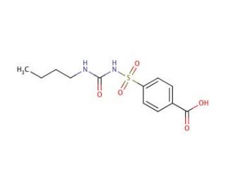 4-Carboxy Tolbutamide (CAS 2224-10-4) - chemical structure image