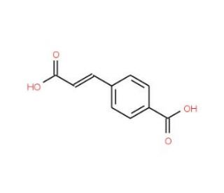 4-Carboxycinnamic acid, predominantly trans (CAS 19675-63-9) - chemical structure image
