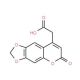 4-Carboxymethyl-6,7-methylenedioxycoumarin (CAS 97744-77-9) - chemical structure image