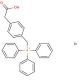 [4-(carboxymethyl)benzyl](triphenyl)phosphonium bromide (CAS 142620-97-1) - chemical structure image