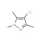 4-Chloro-1,3,5-trimethyl-1H-pyrazole - chemical structure image