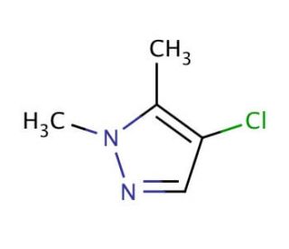4-Chloro-1,5-dimethyl-1H-pyrazole - chemical structure image