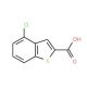 4-chloro-1-benzothiophene-2-carboxylic acid (CAS 23967-57-9) - chemical structure image