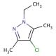 4-Chloro-1-ethyl-3,5-dimethyl-1H-pyrazole - chemical structure image