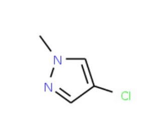 4-Chloro-1-methyl-1H-pyrazole (CAS 35852-81-4) - chemical structure image