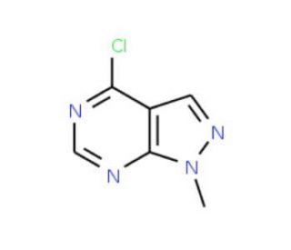 4-chloro-1-methyl-1H-pyrazolo[3,4-d]pyrimidine (CAS 23000-43-3) - chemical structure image