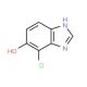 4-Chloro-1H-benzoimidazol-5-ol (CAS 124841-30-1) - chemical structure image