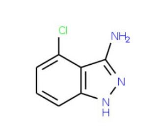 4-Chloro-1H-indazol-3-amine (CAS 20925-60-4) - chemical structure image