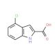 4-Chloro-1H-indole-2-carboxylic acid (CAS 24621-73-6) - chemical structure image
