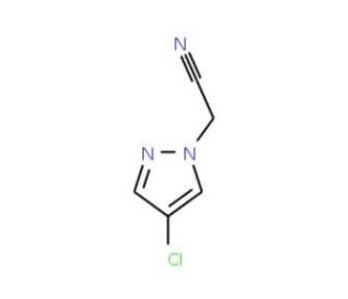 (4-Chloro-1H-pyrazol-1-yl)acetonitrile (CAS 113336-23-5) - chemical structure image