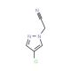 (4-Chloro-1H-pyrazol-1-yl)acetonitrile (CAS 113336-23-5) - chemical structure image