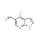 4-Chloro-1H-pyrrolo[2,3-b]pyridine-5-carbaldehyde (CAS 958230-19-8) - chemical structure image
